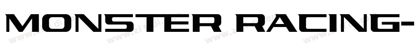 MONSTER RACING字体转换